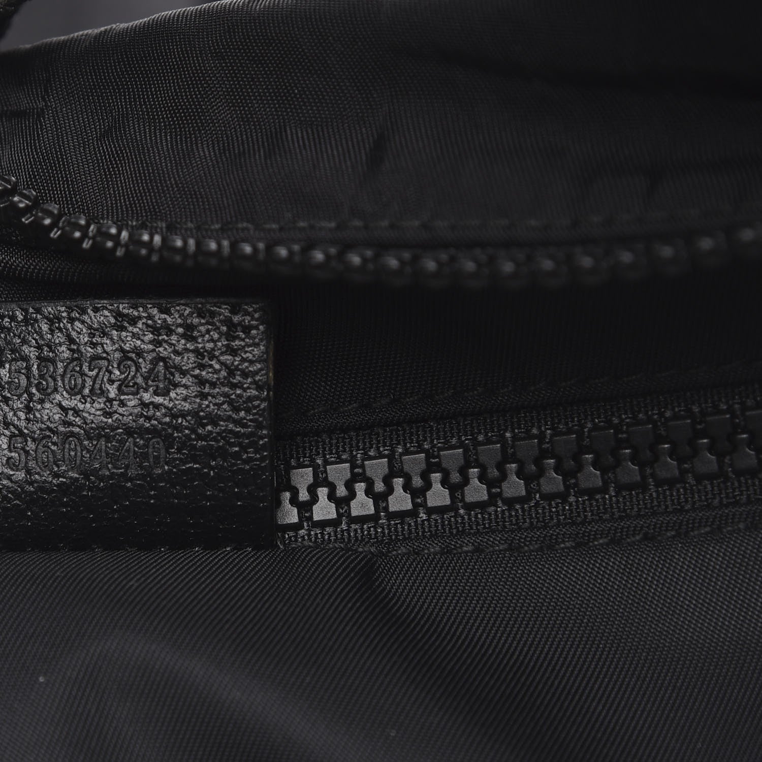 Gucci Nylon Twill 80s Logo Patch Backpack Black 6 of 9