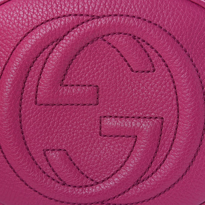 Gucci Cellarius Calfskin Mini Soho Chain Bag Bright Bouganville 10 of 10