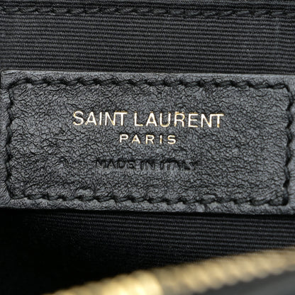 Saint Laurent Calfskin Matelasse Monogram Lou Camera Bag Black 8 of 14