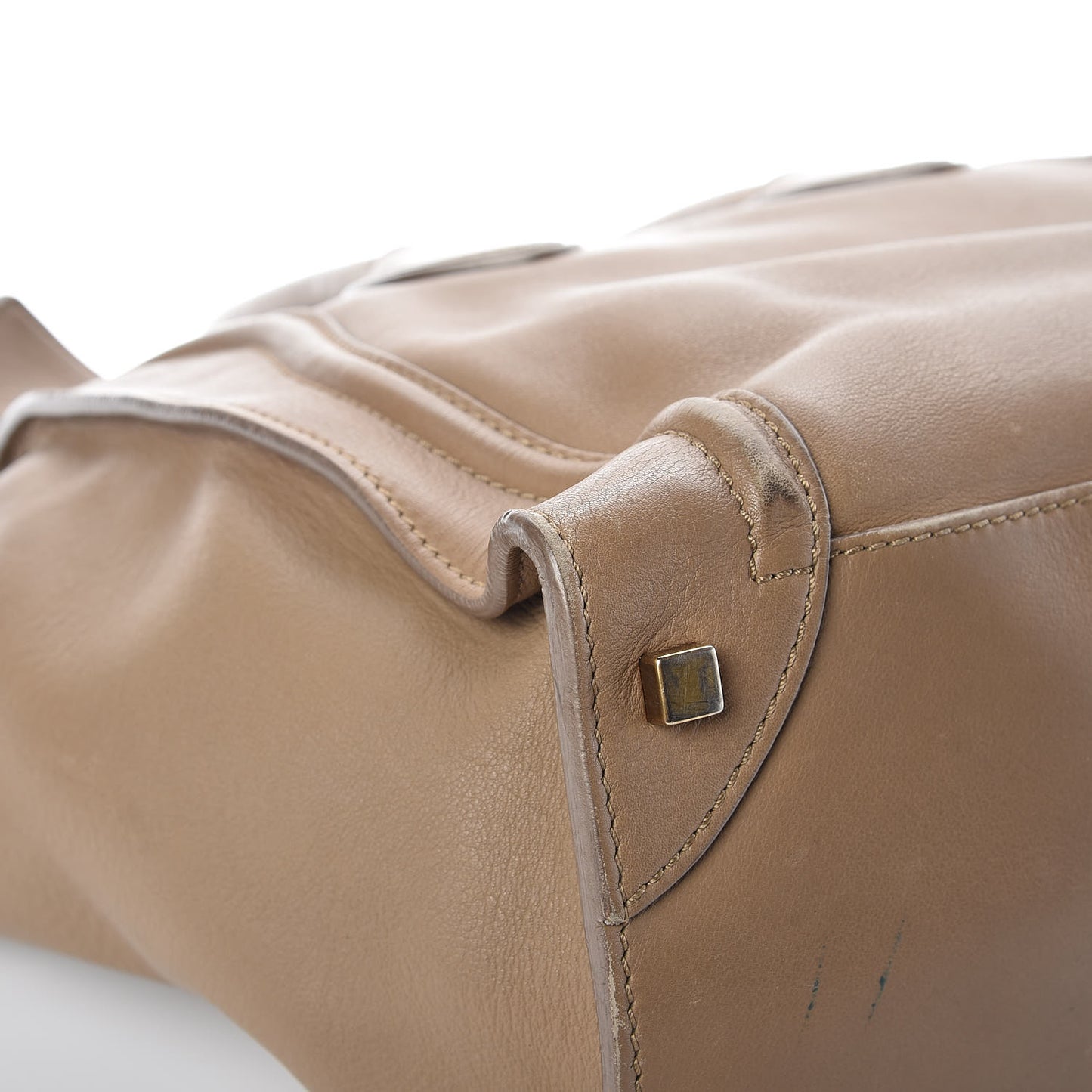 Smooth Calfskin Mini Luggage Camel