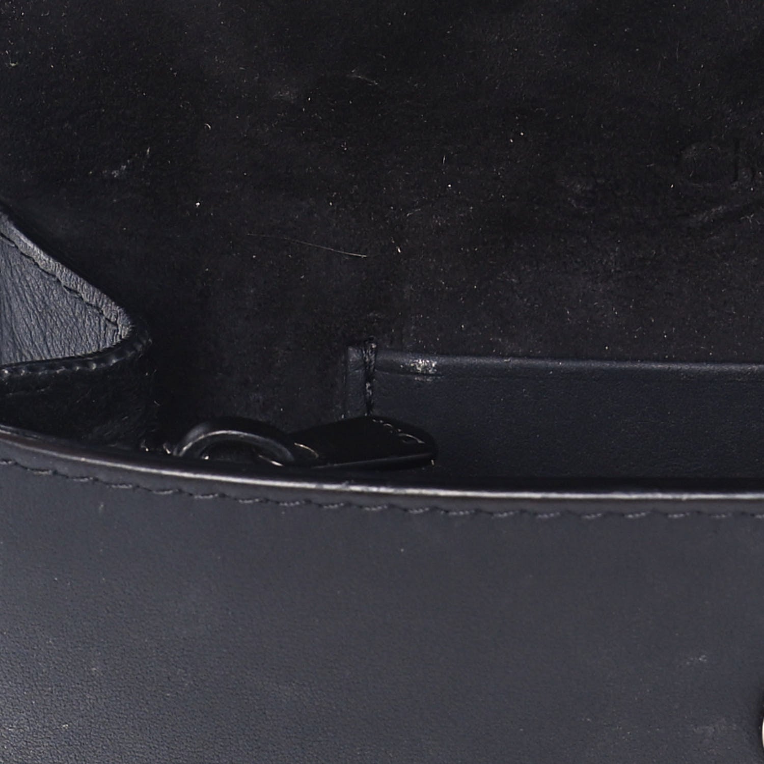 Christian Dior Ultra Matte Calfskin Saddle Belt Bag Black 6 of 11