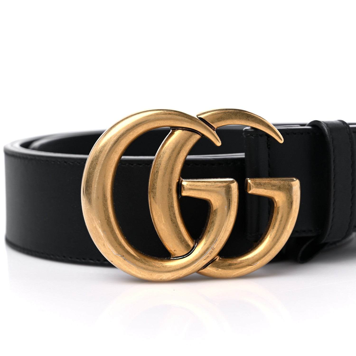 Gucci Calfskin Double G 40mm Belt 110 44 Black 5 of 6