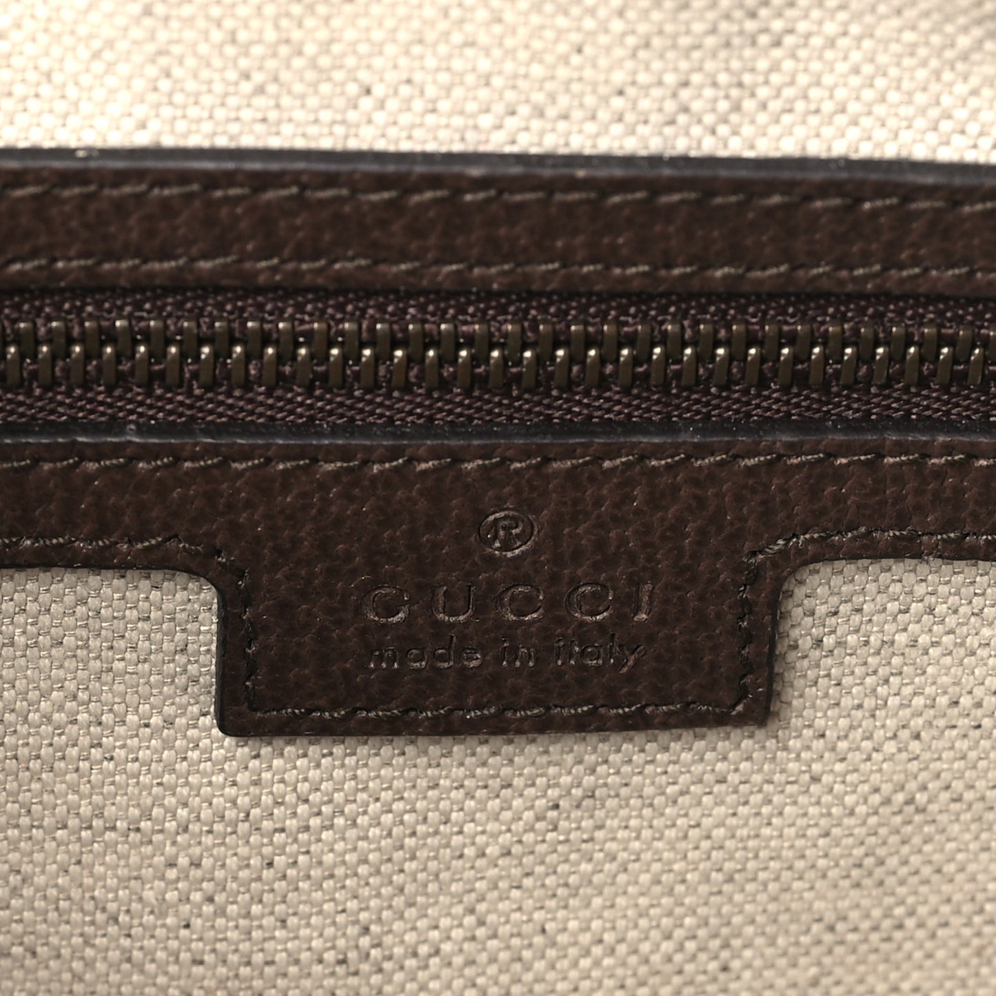 GG Supreme Monogram Textured Dollar Calfskin Web Ophidia Wristlet Shoulder Bag Beige Ebony New Acero