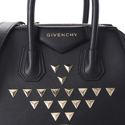 Givenchy Smooth Calfskin Triangle Studded Mini Antigona Black 10 of 11