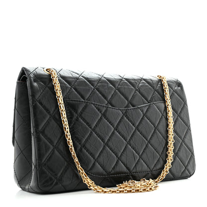 Chanel Aged Calfskin Quilted 2.55 Reissue 227 Flap Black 3 of 12