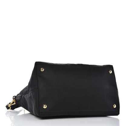 Prada Tessuto Nylon Saffiano Tote Black 4 of 7
