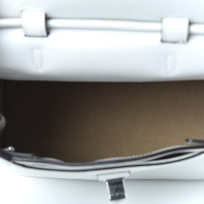 MCM Grained Calfskin Medium Milla Convertible Backpack White Flake 4 of 10