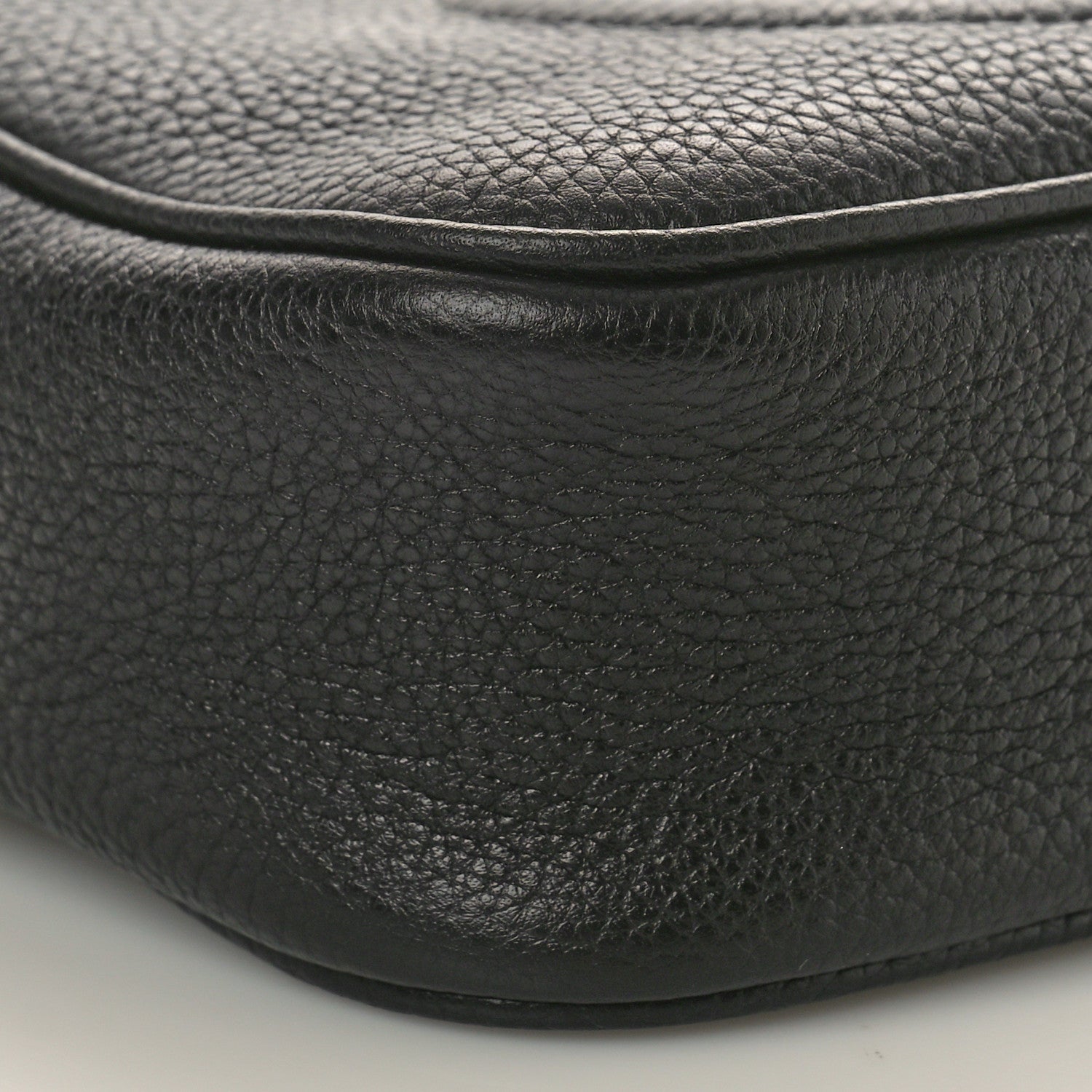 Gucci Pebbled Calfskin Mini Soho Disco Bag Black 10 of 11