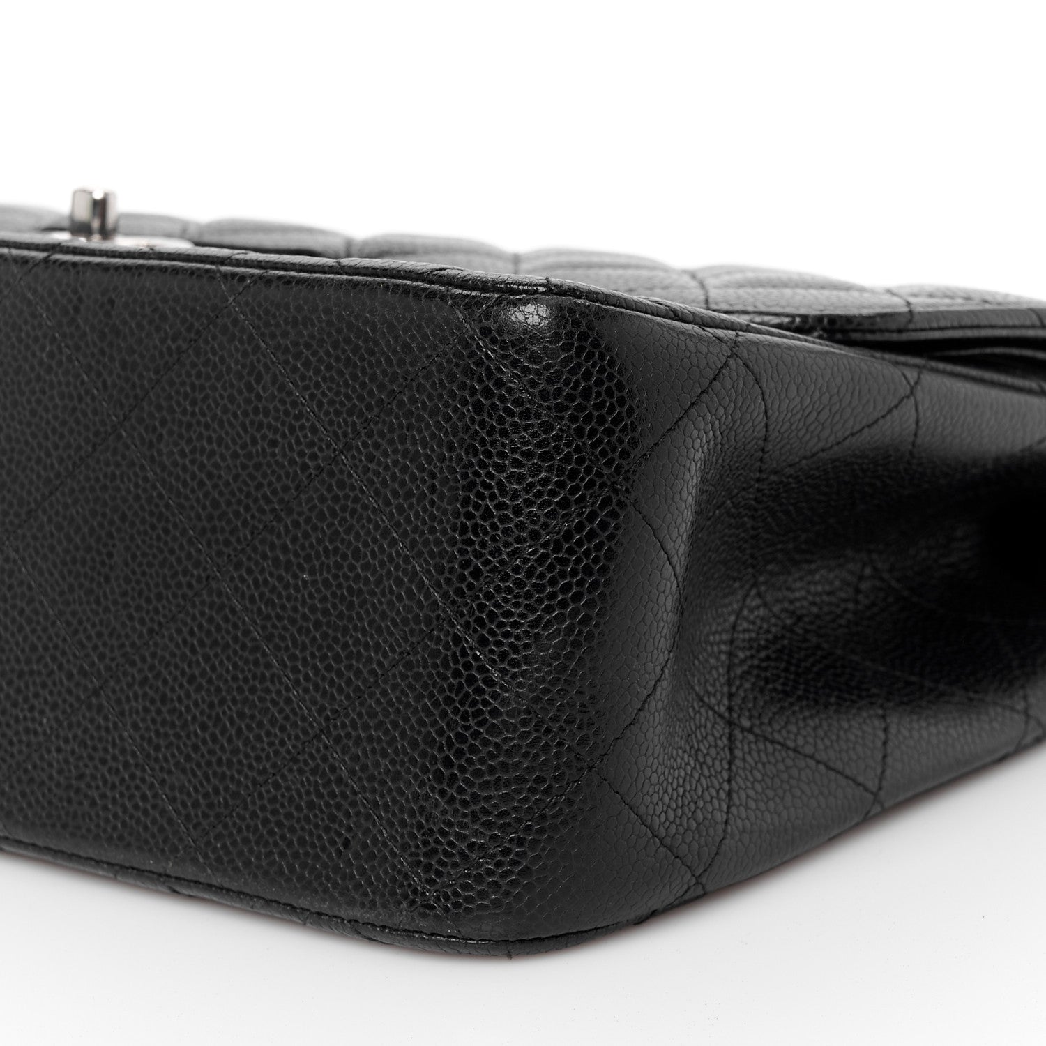 Chanel Caviar Quilted Jumbo Double Flap Black 11 of 11