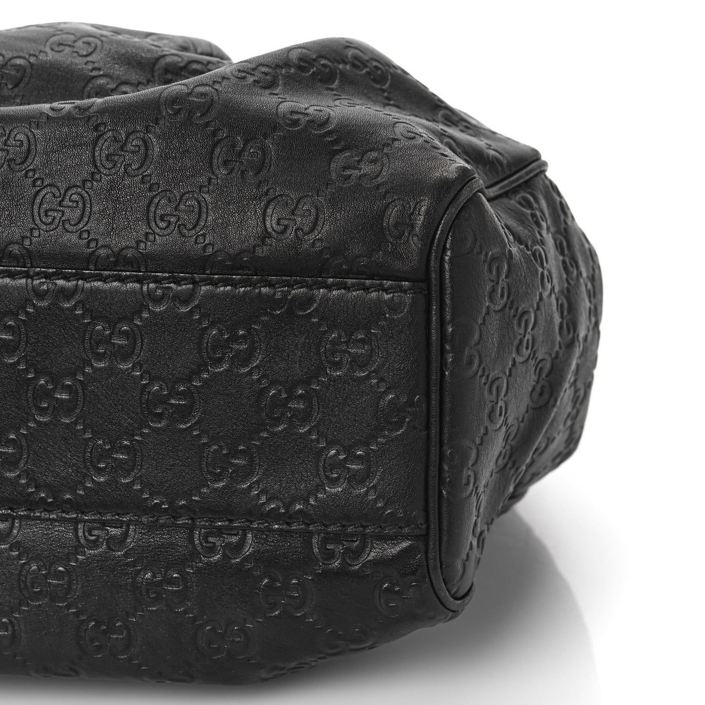 Guccissima Medium Sukey Tote Black