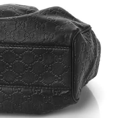 Gucci Guccissima Medium Sukey Tote Black 9 of 10