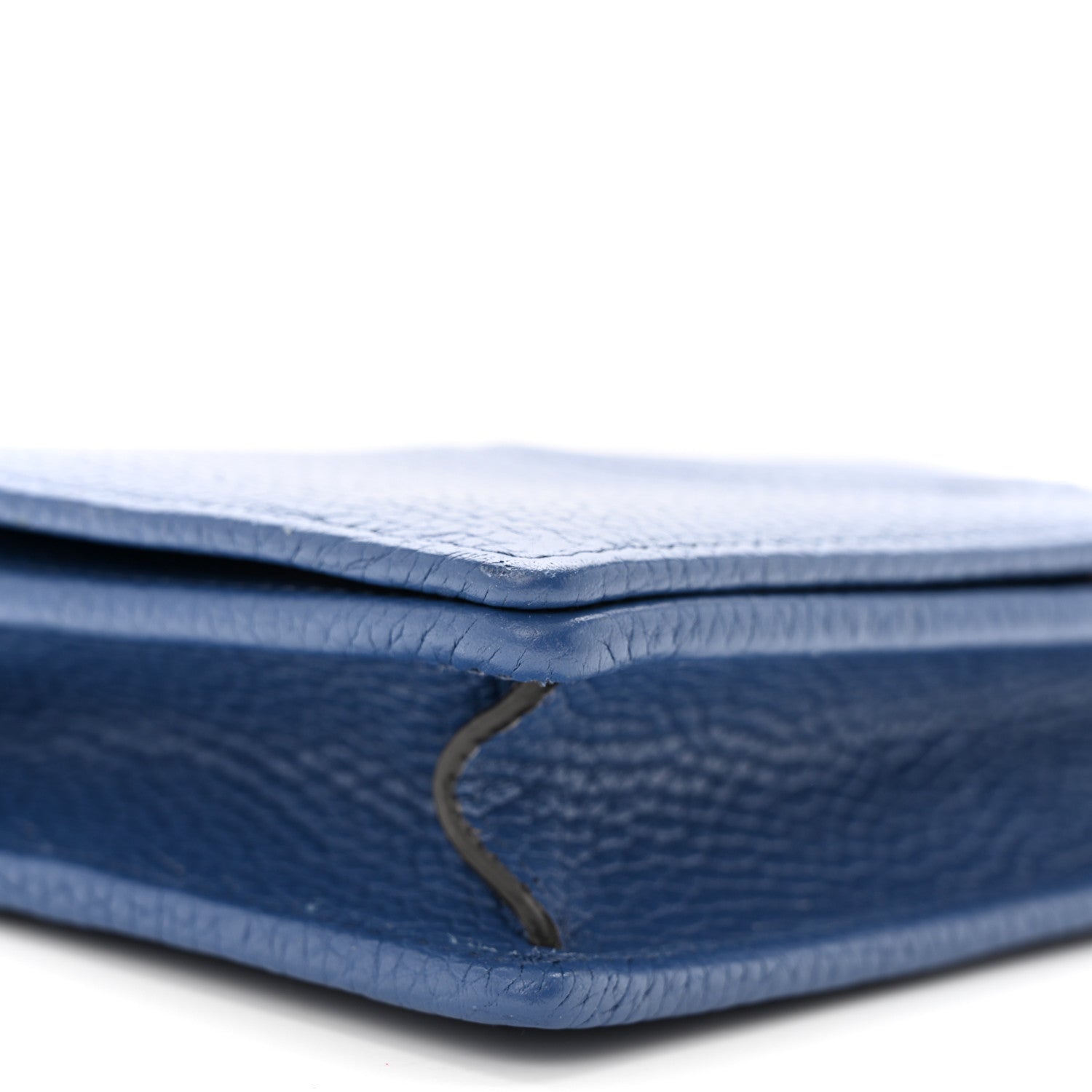 Gucci Pebbled Calfskin Soho Wallet on Chain Caspian 8 of 9