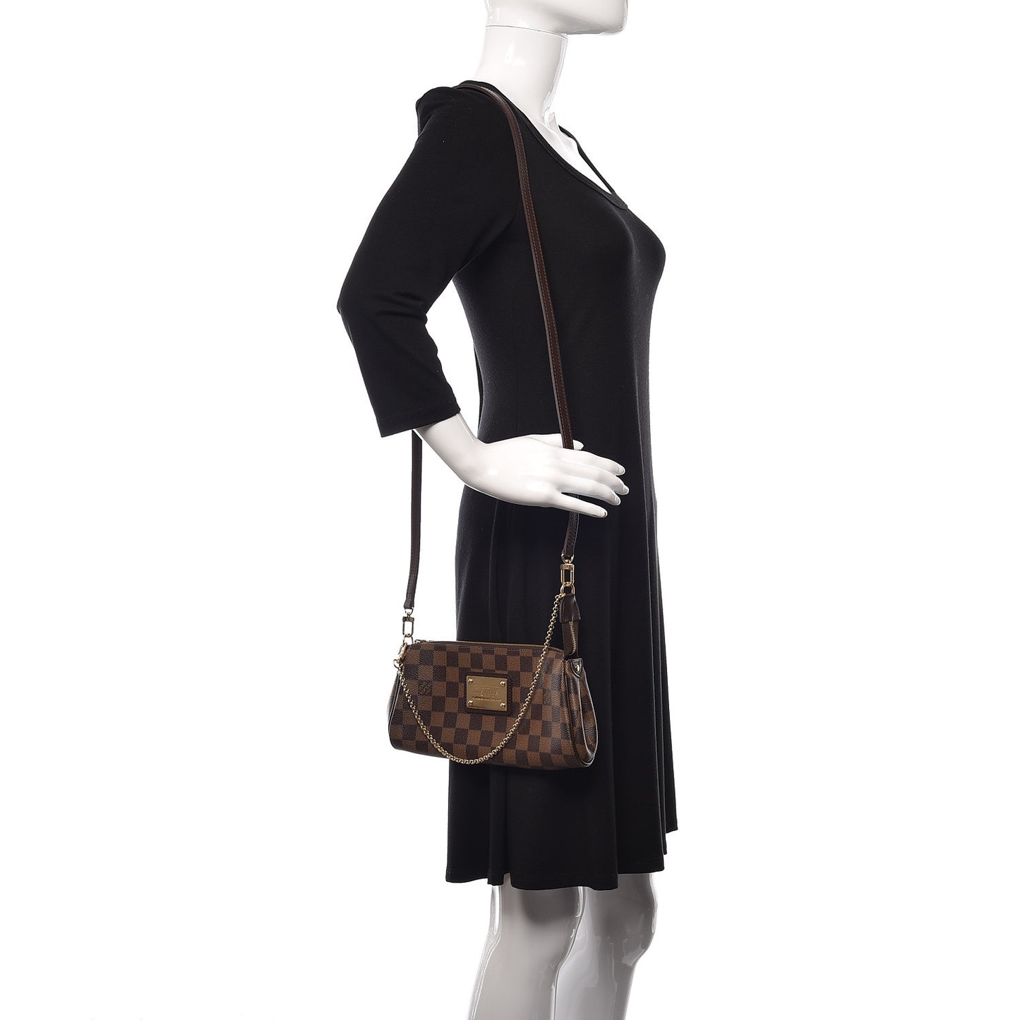 Damier Ebene Eva Clutch