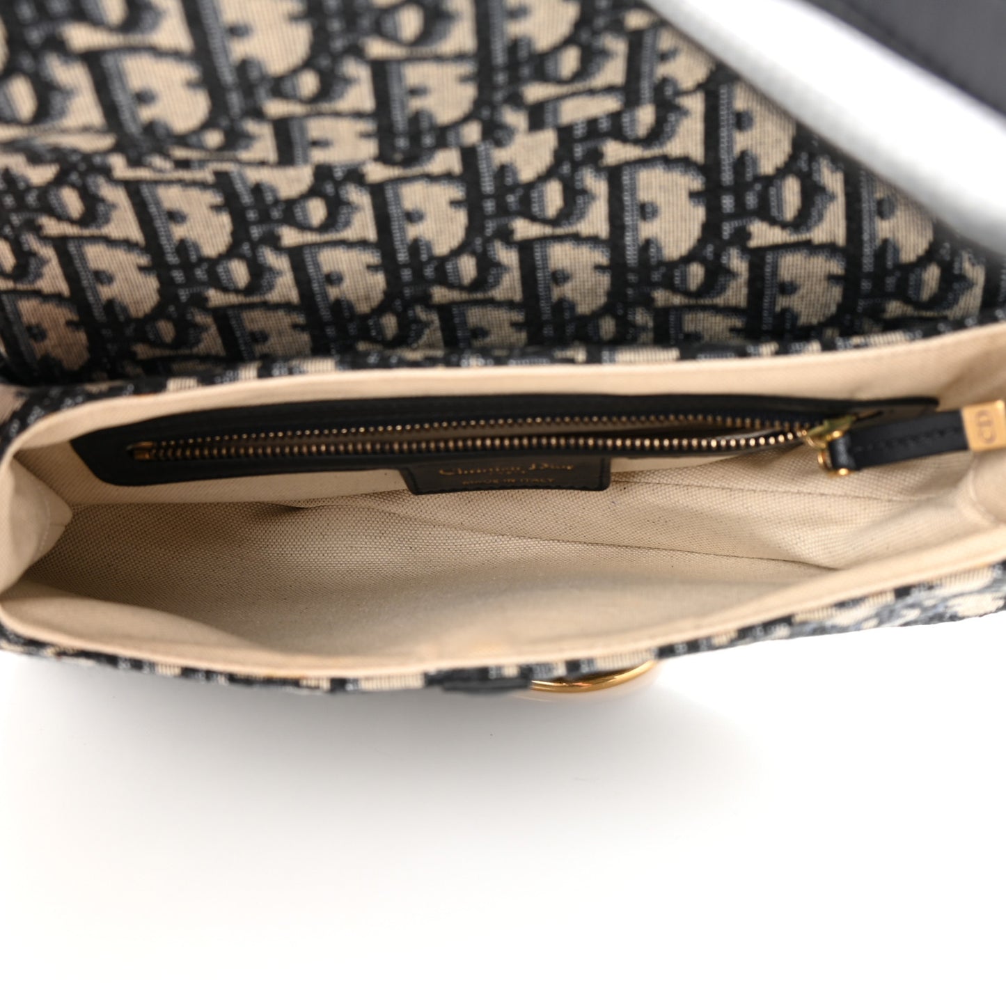 Oblique Saddle Bag Blue