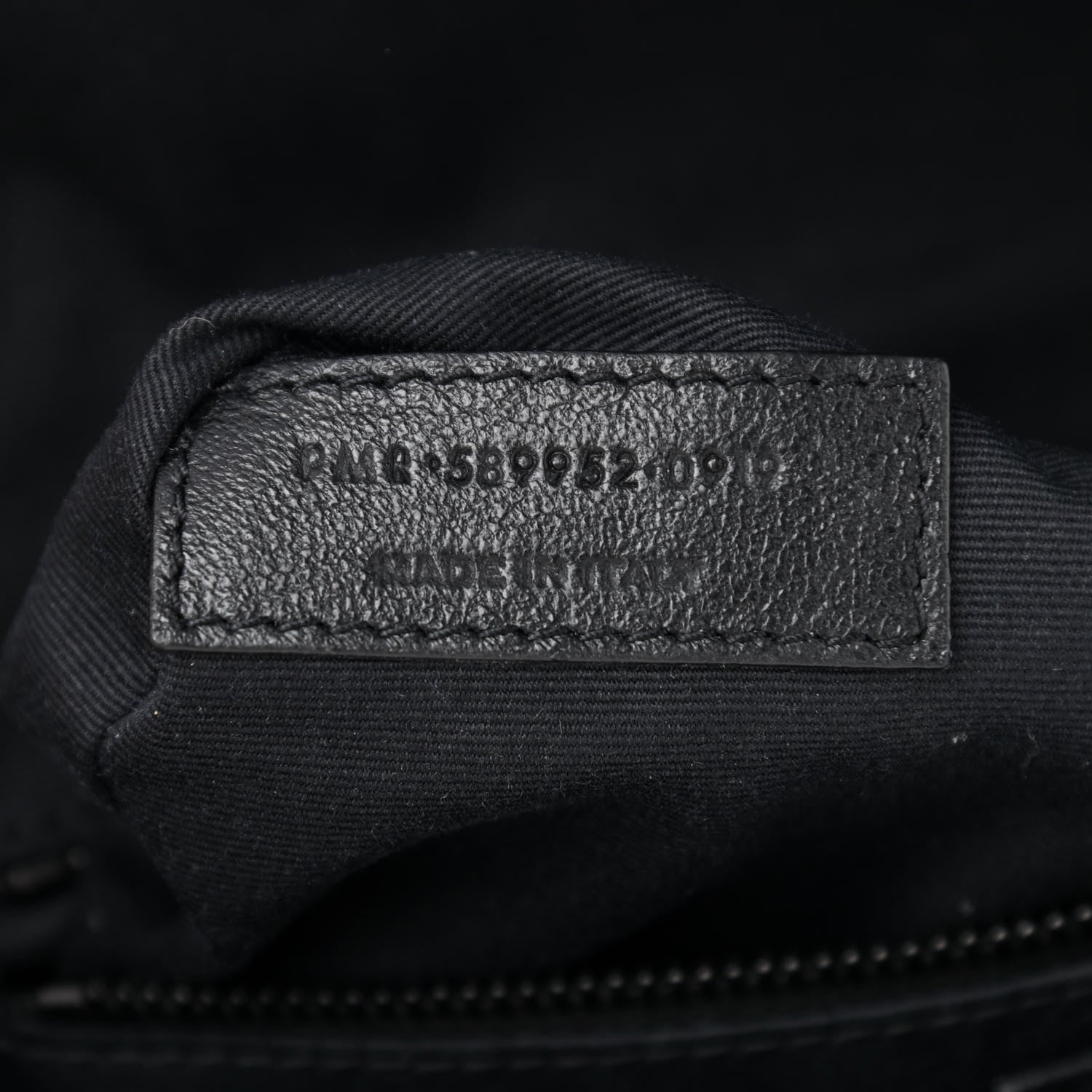 Saint Laurent Crinkled Calfskin Matelasse Monogram Niki Body Bag Black 7 of 8
