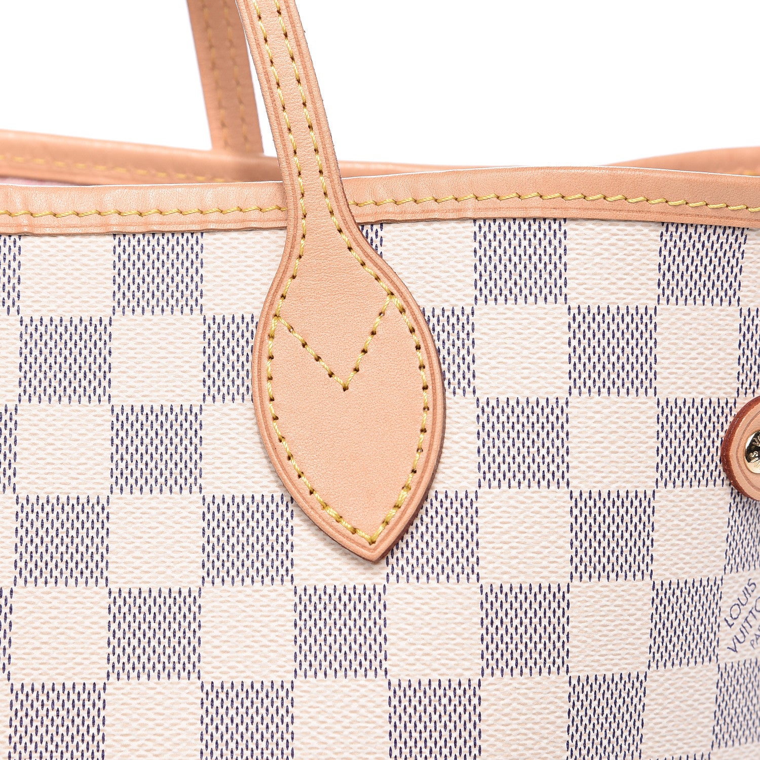 Louis Vuitton Damier Azur Neo Neverfull MM Rose Ballerine 13 of 15