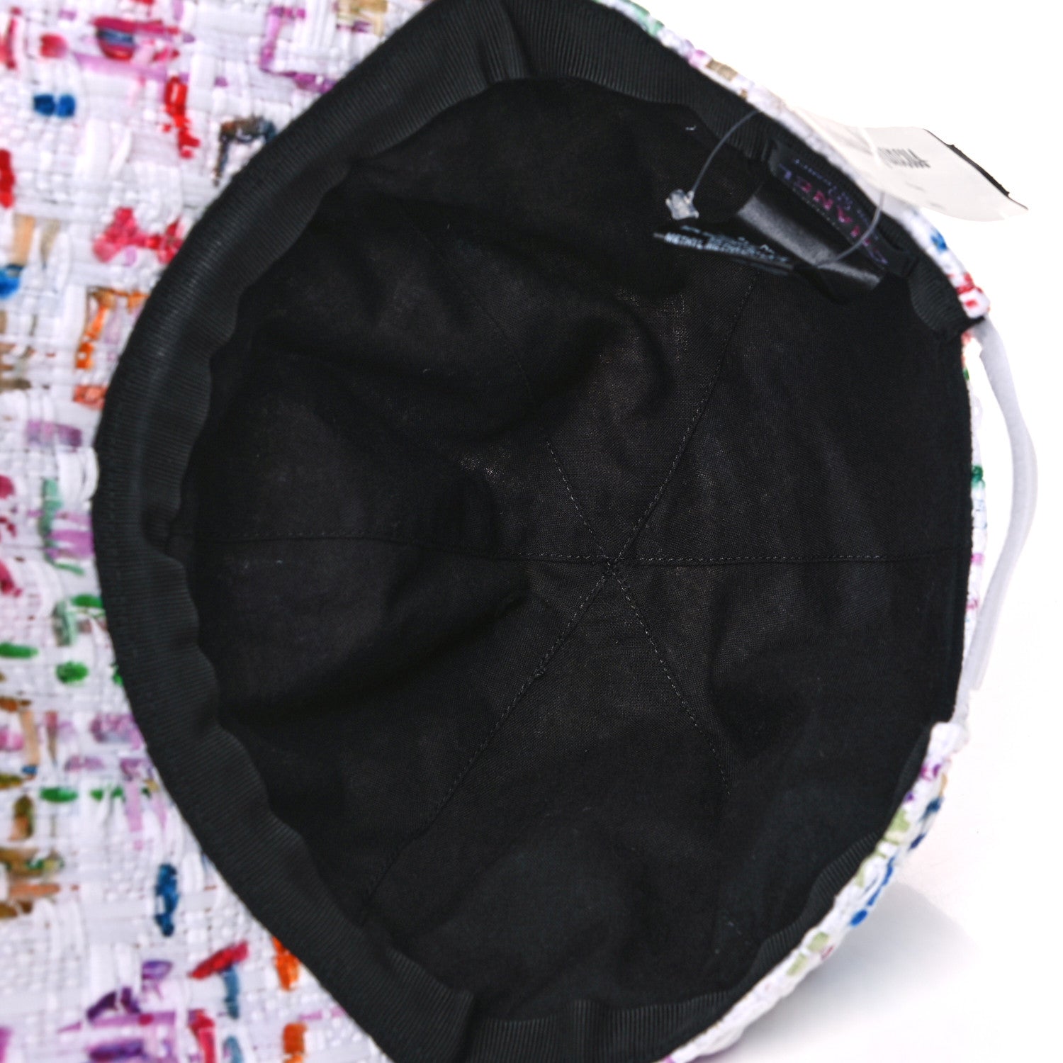 Chanel Tweed Cap Hat Multicolor 3 of 3