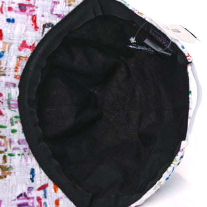 Chanel Tweed Cap Hat Multicolor 3 of 3