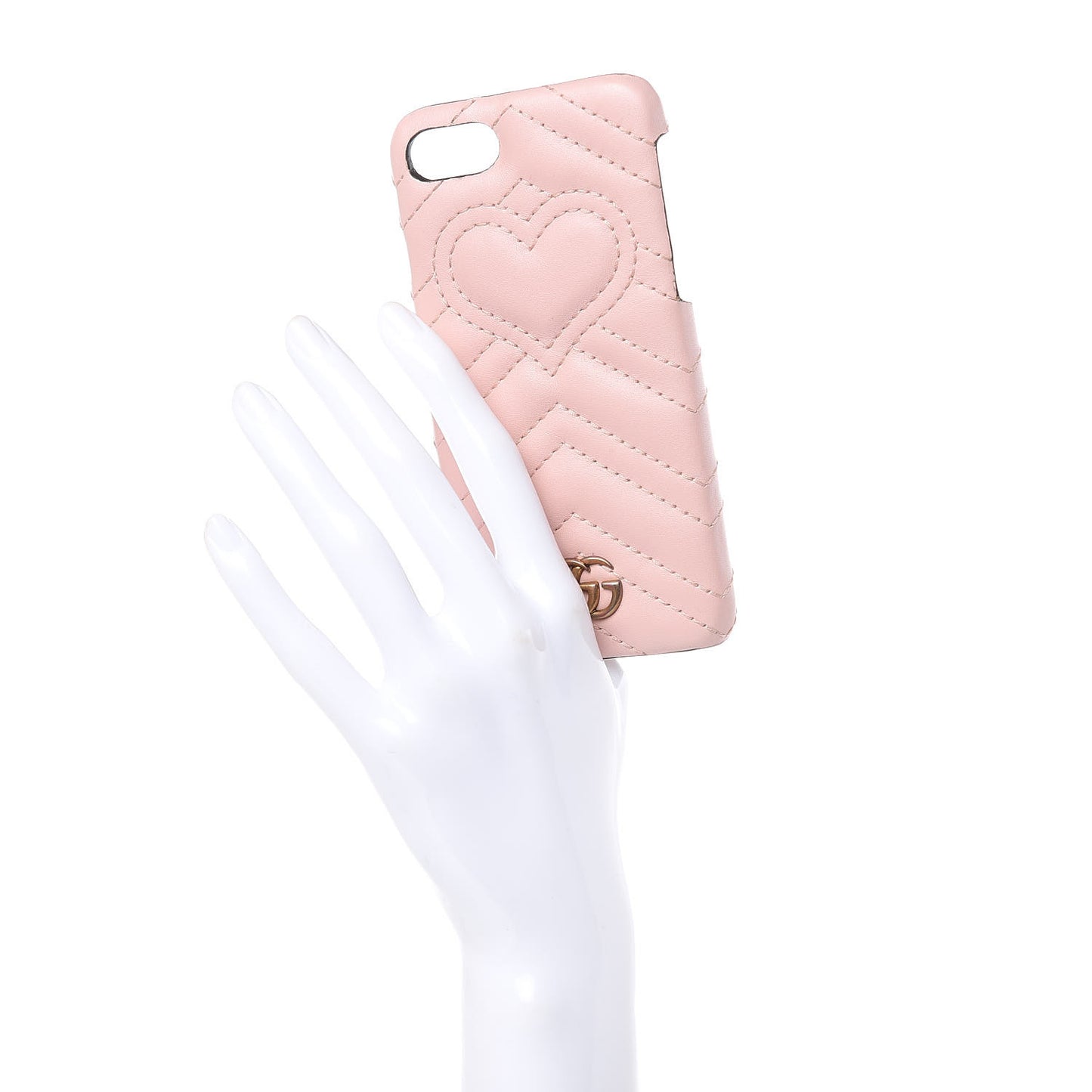 Calfskin Matelasse Marmont iPhone 7 Case Pink