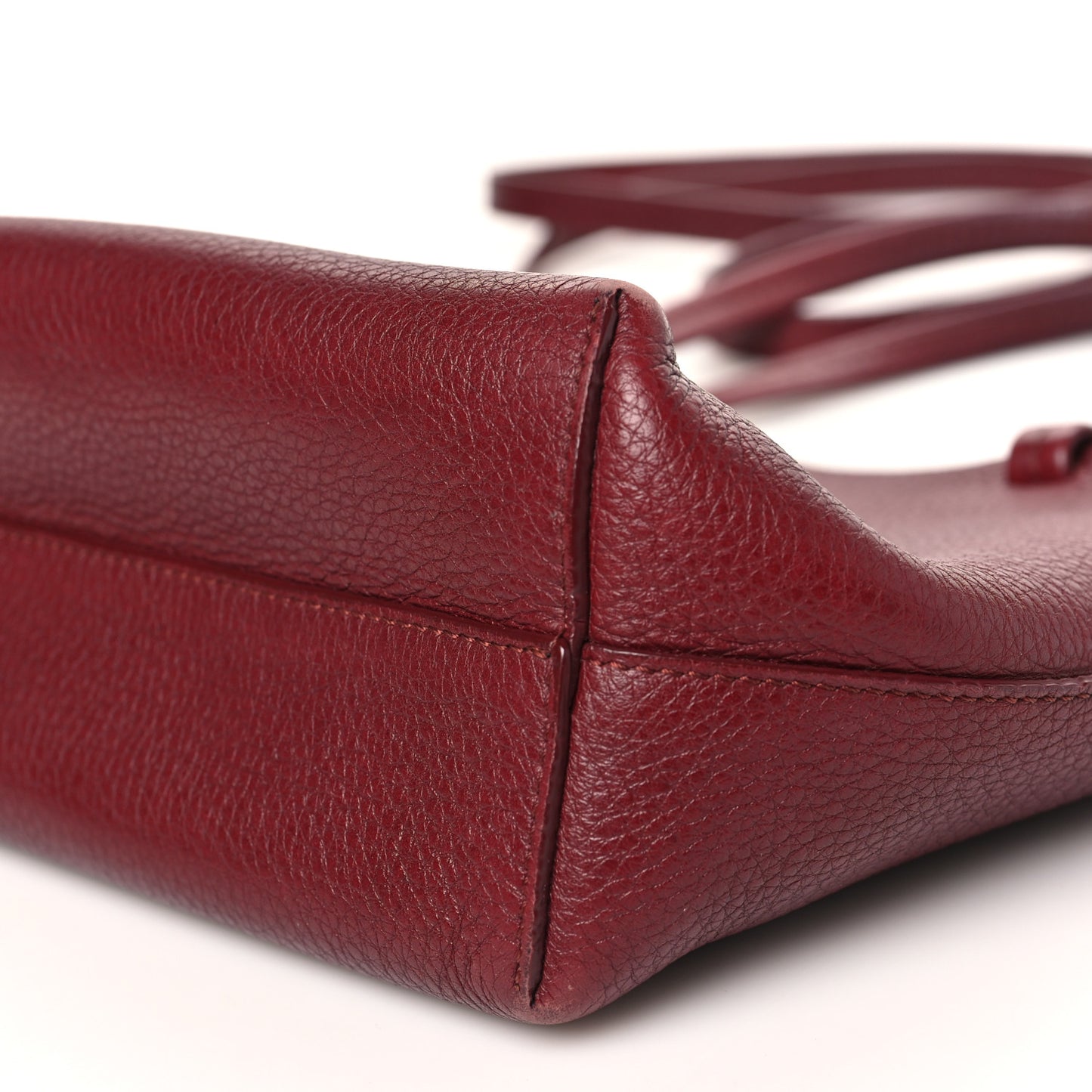 Grained Calfskin Small Park Tote Terracotta