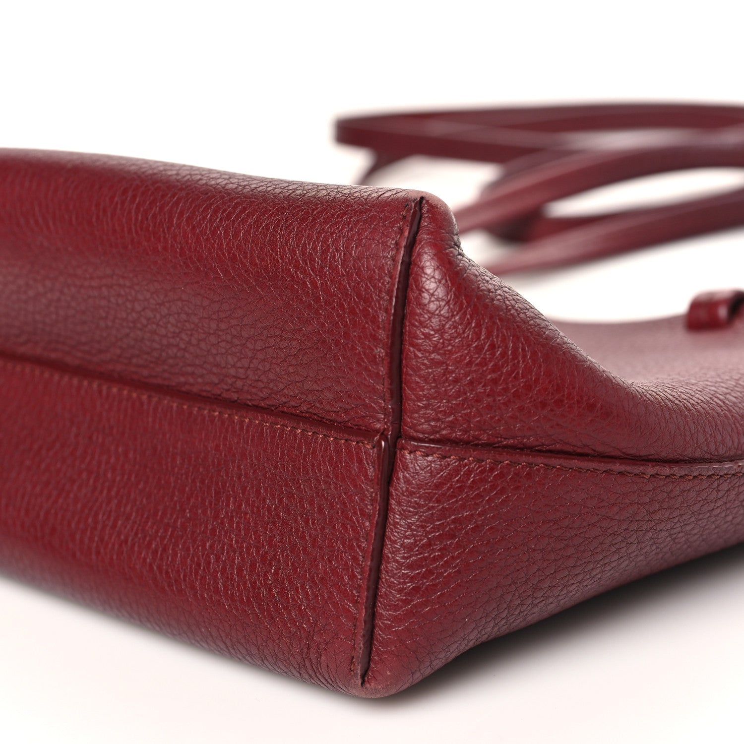 The Row Grained Calfskin Small Park Tote Terracotta 9 of 11