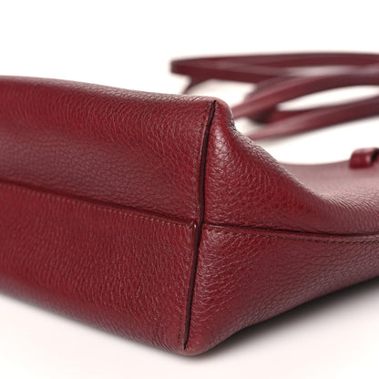 The Row Grained Calfskin Small Park Tote Terracotta 9 of 11