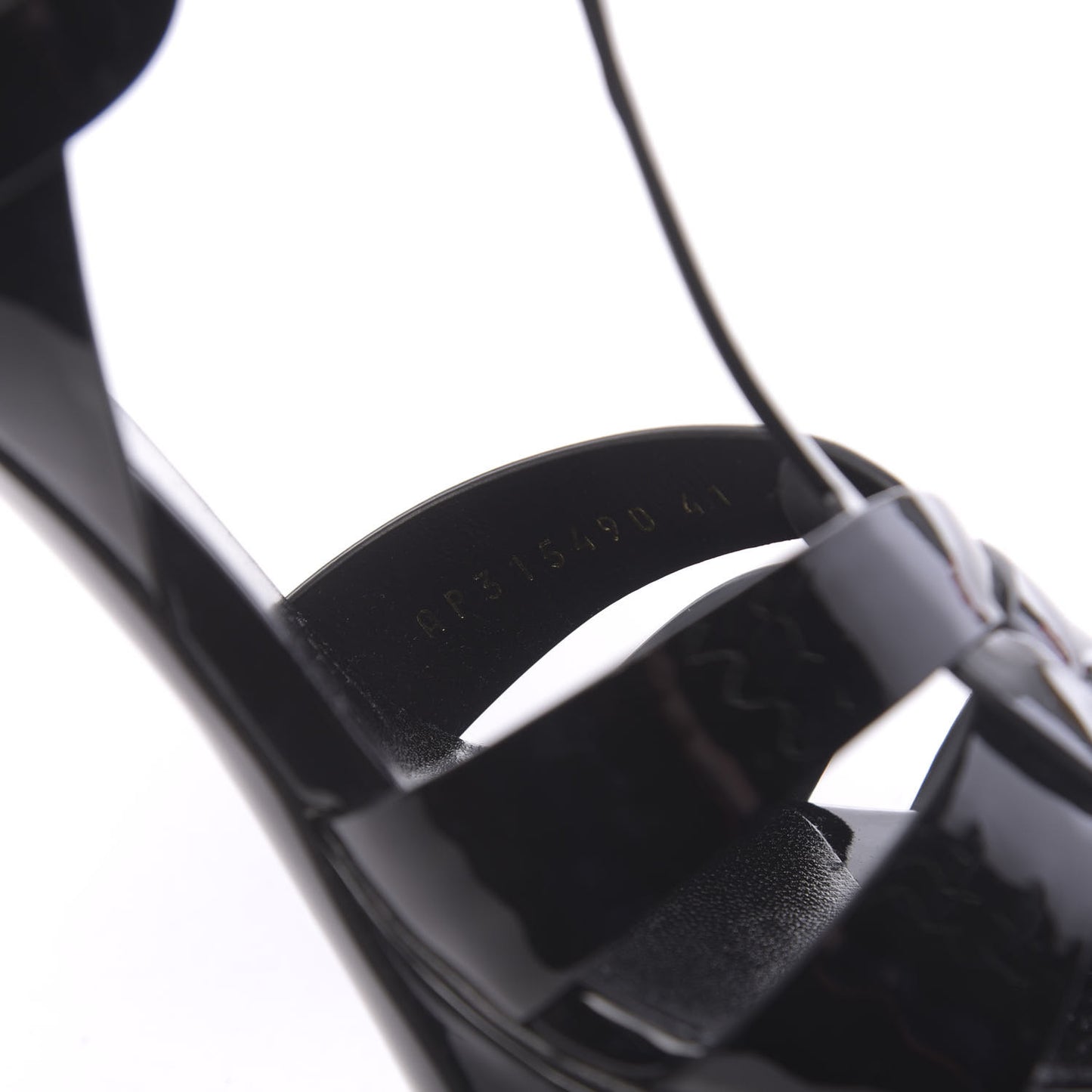 Patent Tribute 75 Platform Sandals 41 Black