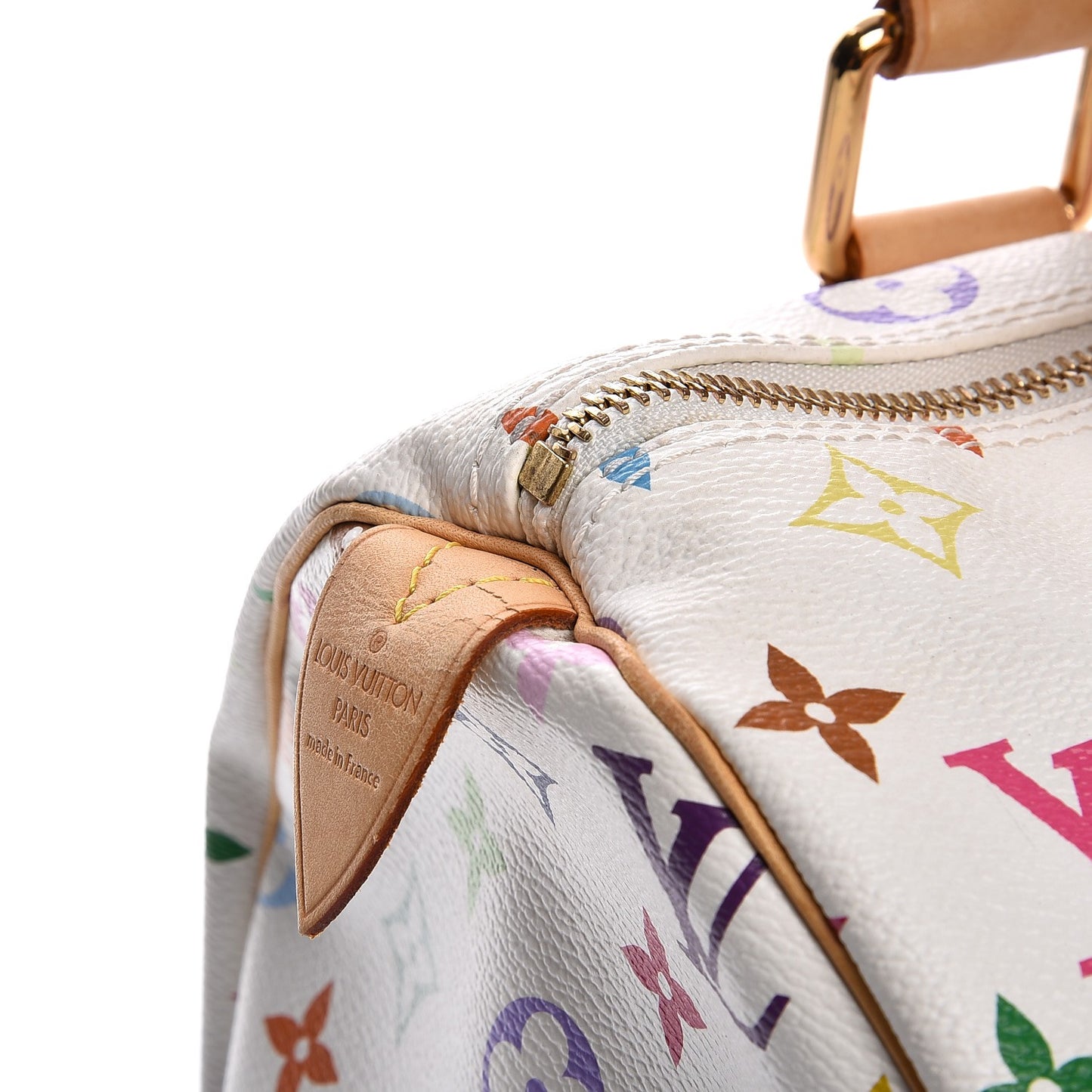 Monogram Multicolor Speedy 30 White