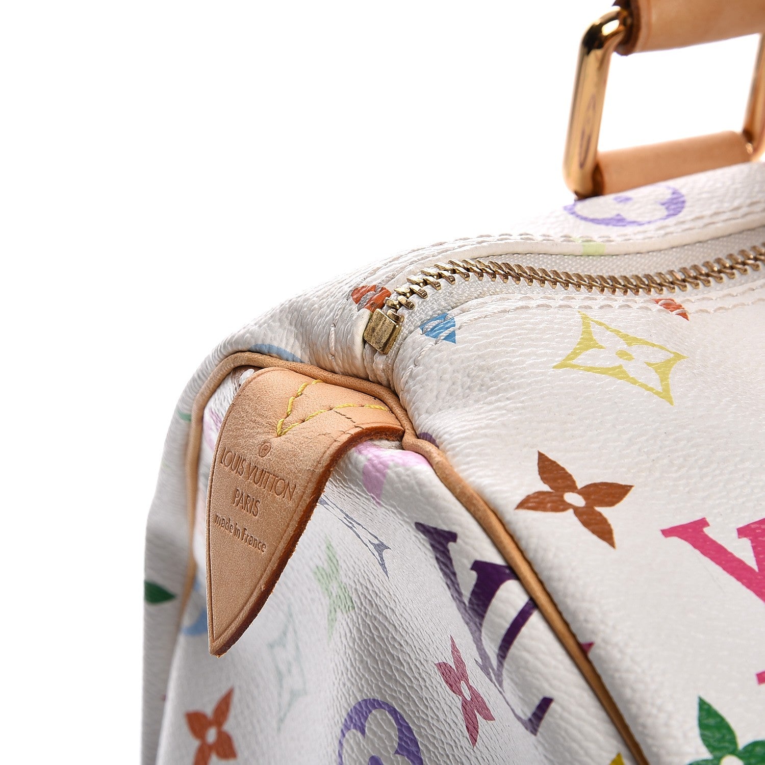 Louis Vuitton Monogram Multicolor Speedy 30 White 7 of 12