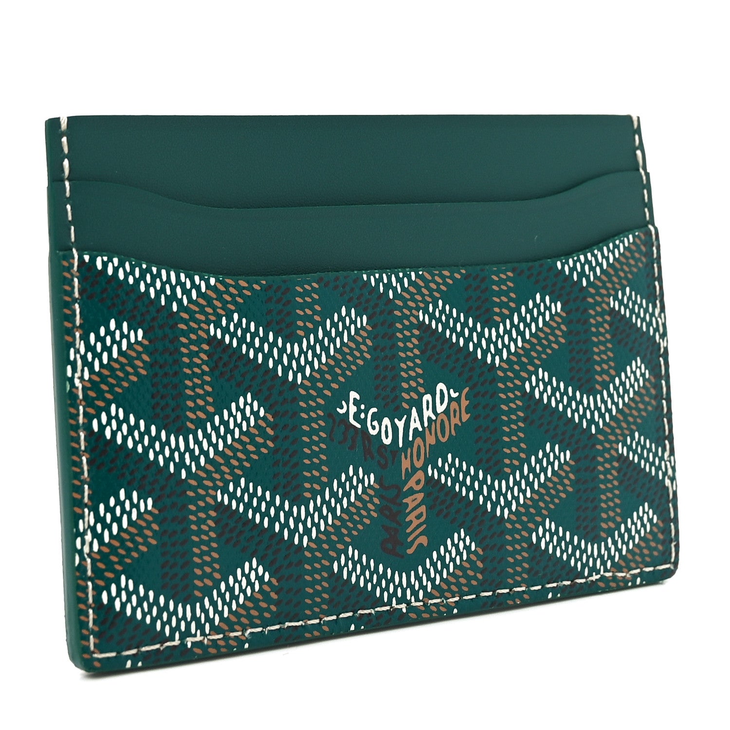 Goyard Goyardine Saint Sulpice Card Holder Green 3 of 7