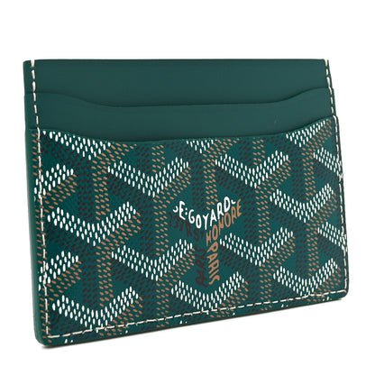 Goyard Goyardine Saint Sulpice Card Holder Green 3 of 7