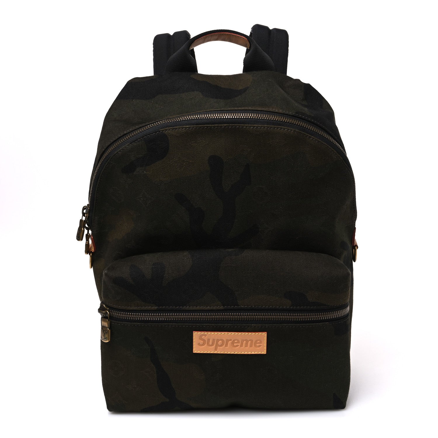 Louis Vuitton X SUPREME Canvas Camouflage Apollo Backpack 1 of 10