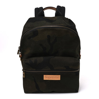 Louis Vuitton X SUPREME Canvas Camouflage Apollo Backpack 1 of 10