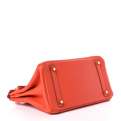 Hermes Togo Birkin 30 Capucine 3 of 15