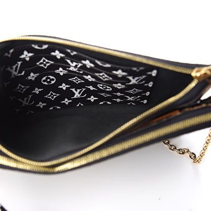 Louis Vuitton Monogram Giant Jungle Pochette Double Zip Black 5 of 10