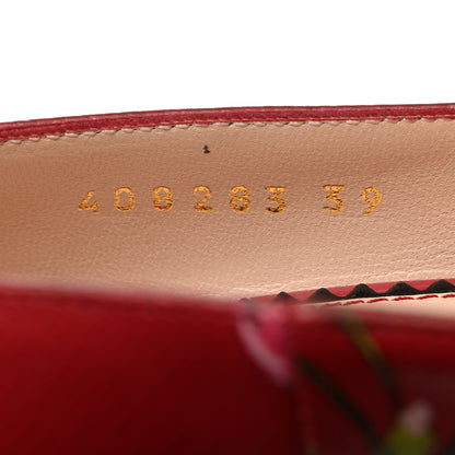 Gucci Calfskin Blooms Print High Heel Pumps 39 Romantic Cerise Multicolor 7 of 9