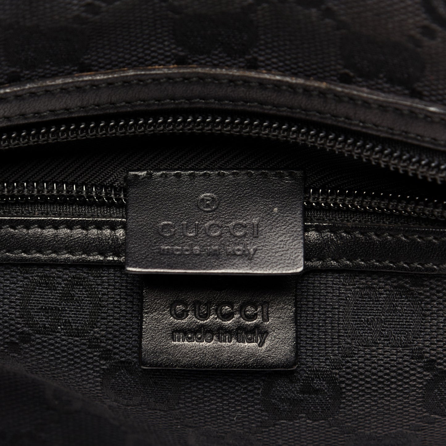 Monogram Small Messenger Black