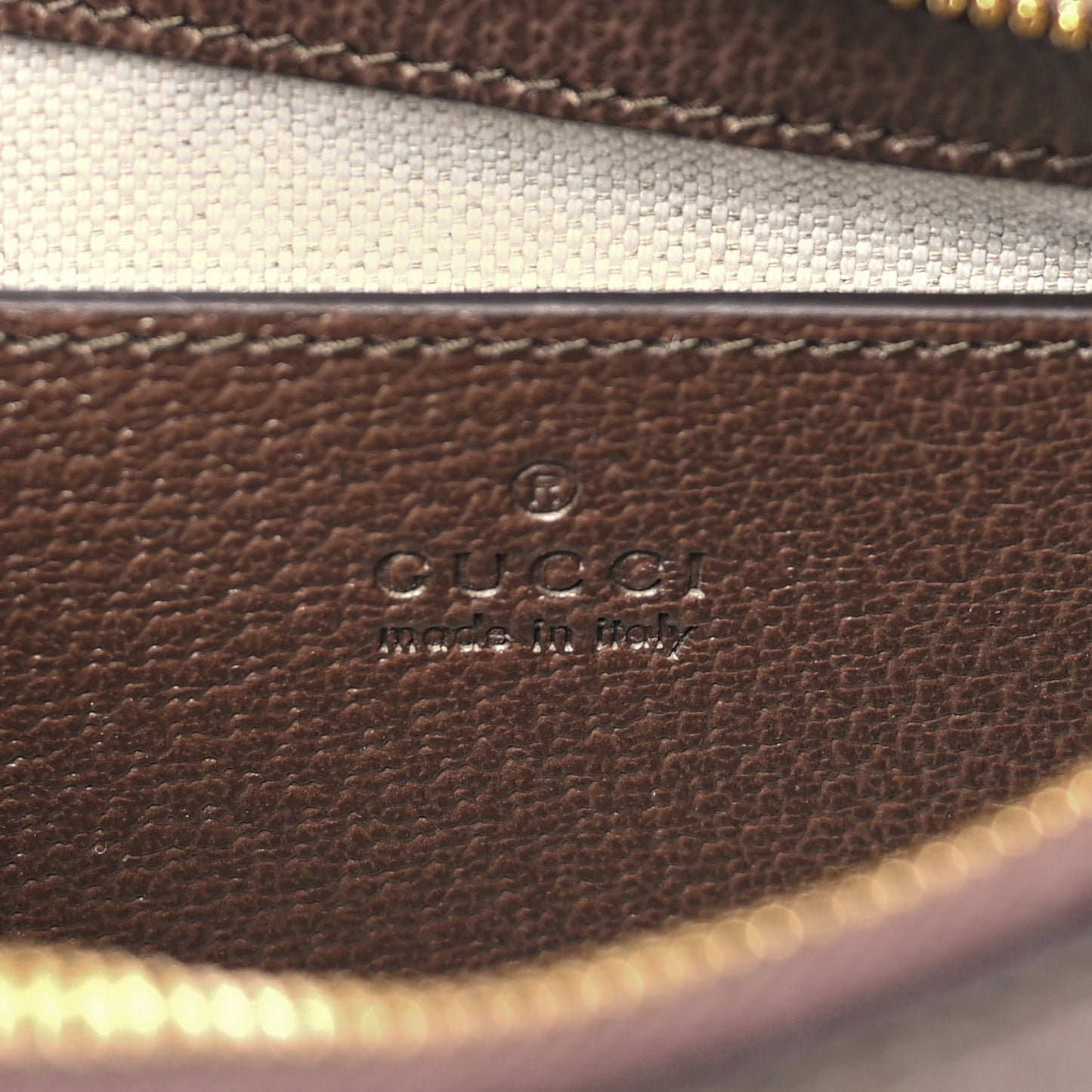 GG Supreme Monogram Textured Dollar Calfskin Small Ophidia Hobo Beige Ebony New Acero