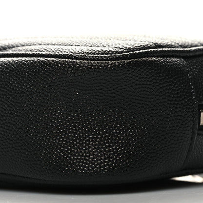 Saint Laurent Grain De Poudre Matelasse Monogram Mini Lou Camera Bag Black 10 of 11