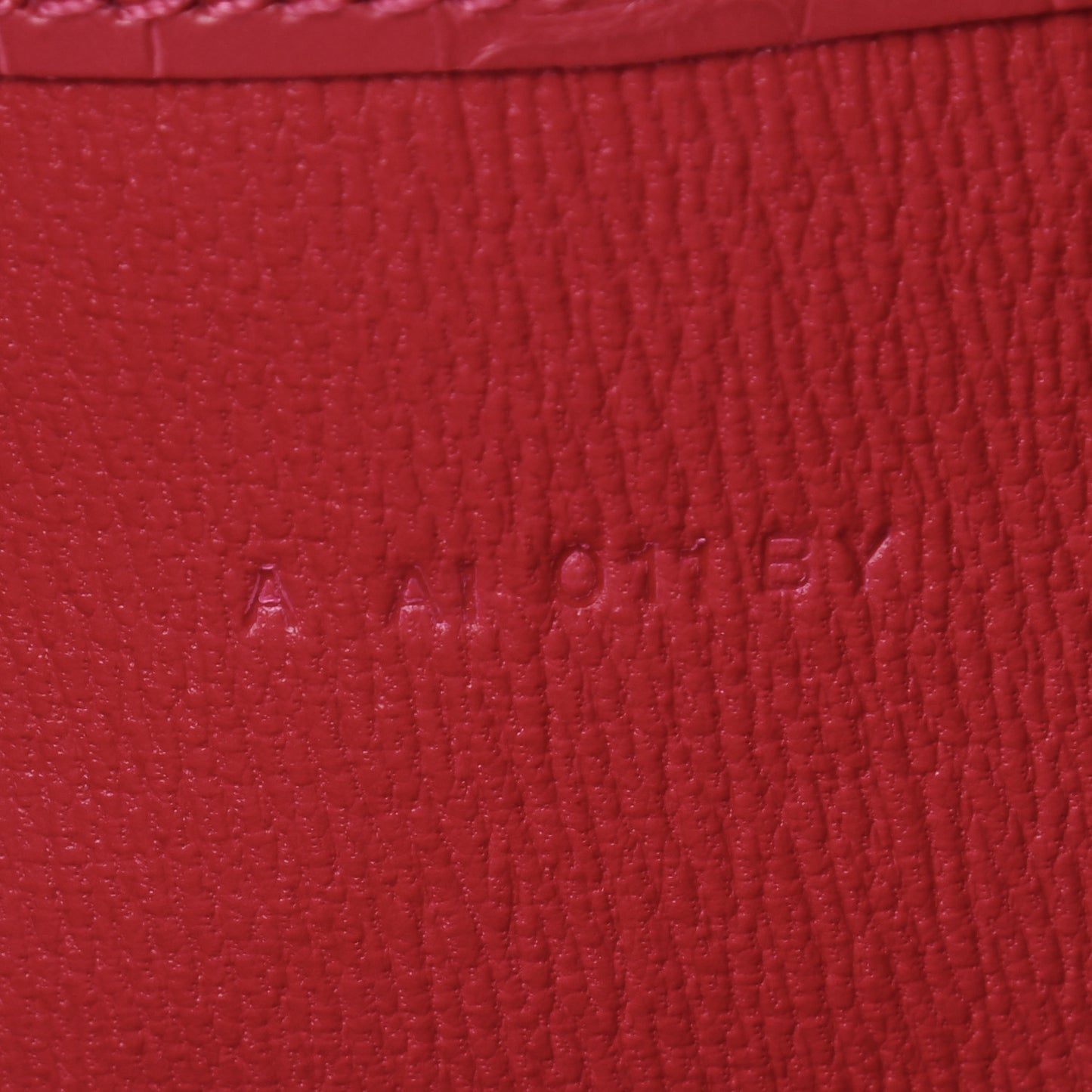 Matte Alligator Constance Long Wallet Rose Extreme