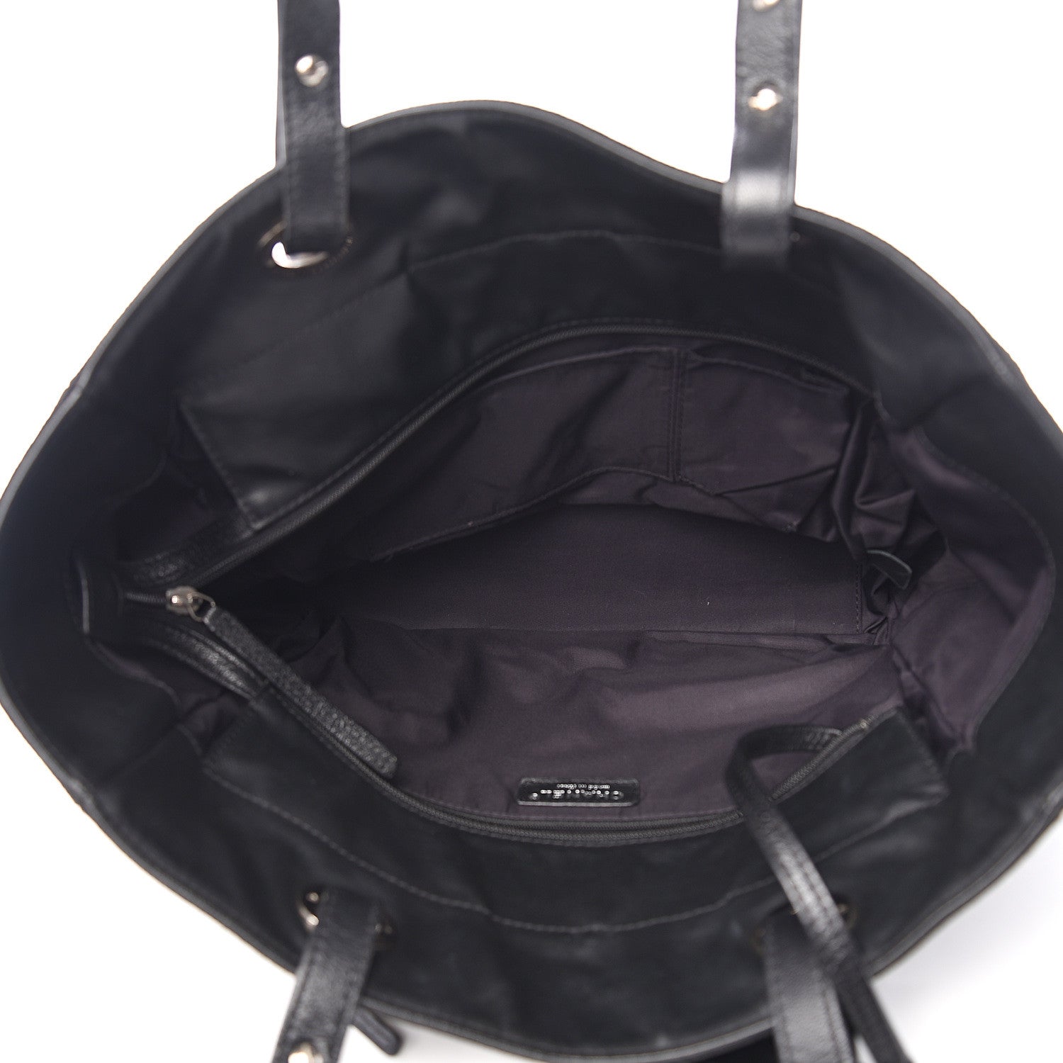 Chanel Coated Canvas Large Paris Biarritz Tote Black 4 of 13