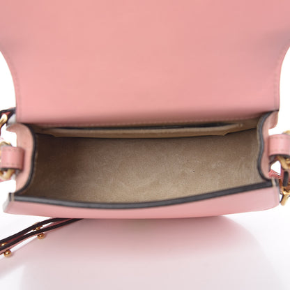 Chloe Calfskin Suede Small Nile Bracelet Bag Washed Pink 7 of 9