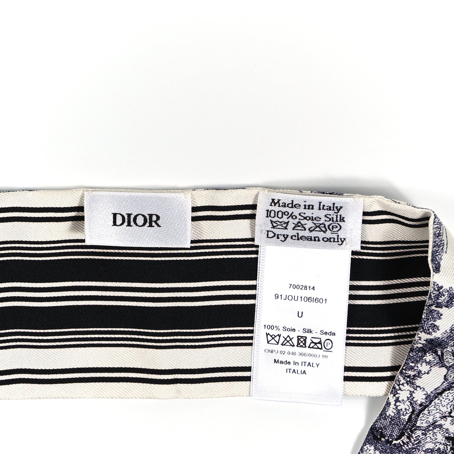 Silk Toile De Jouy Mitzah Scarf White