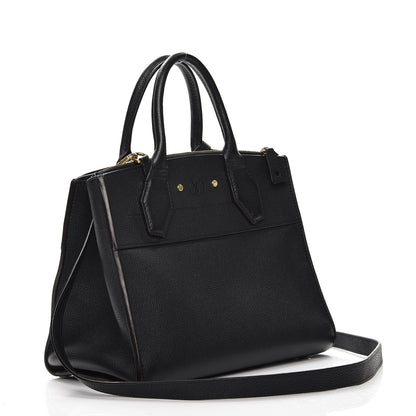 Louis Vuitton Taurillon City Steamer PM Black 4 of 11