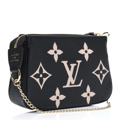 Louis Vuitton Empreinte Monogram Giant Mini Pochette Accessories Black 3 of 7