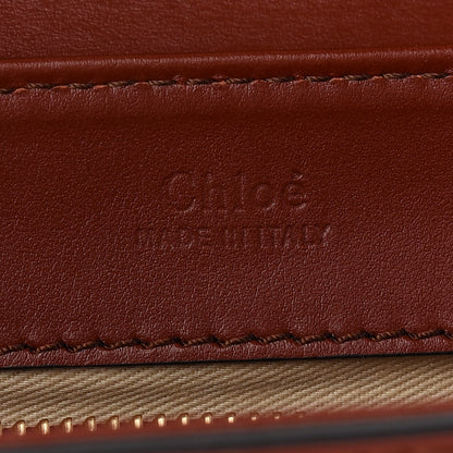Chloe Calfskin Small C Double Carry Sepia Brown 6 of 9
