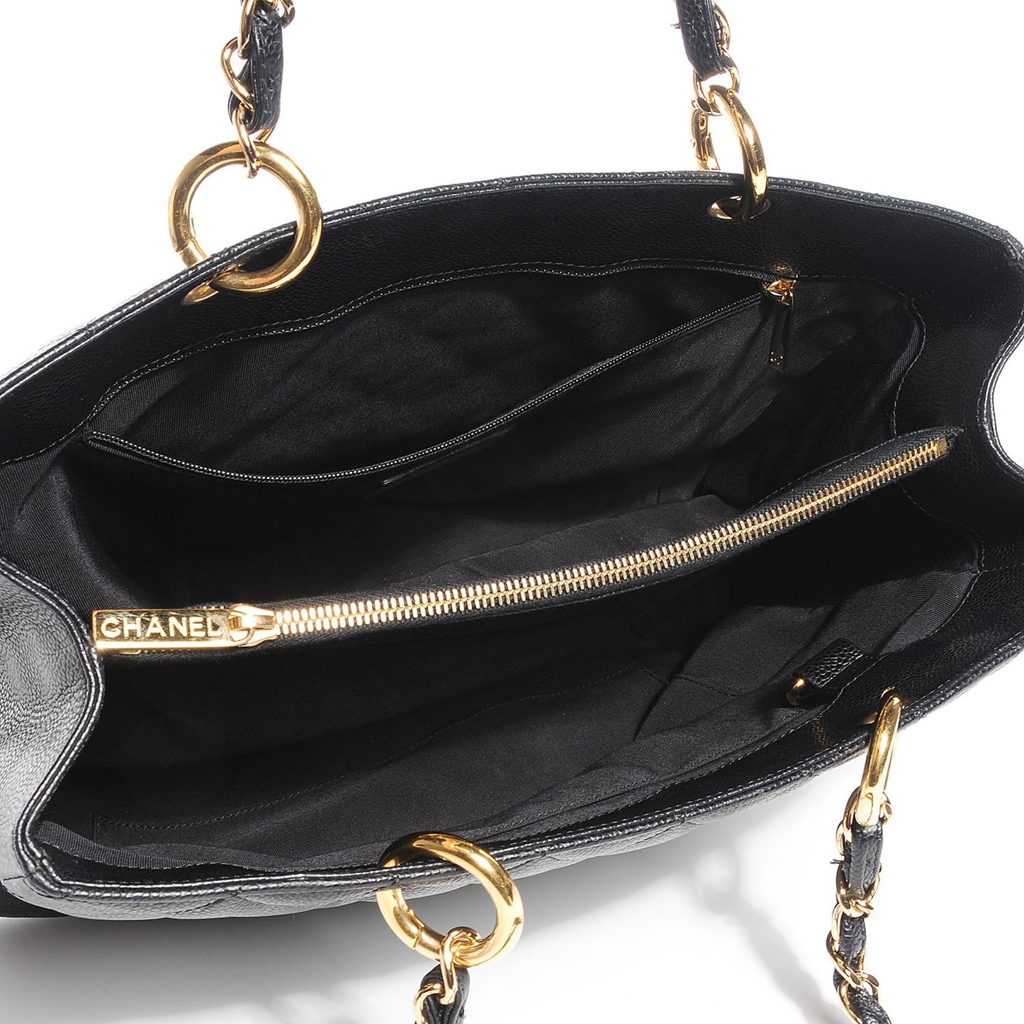 Caviar Grand Shopping Tote GST Black