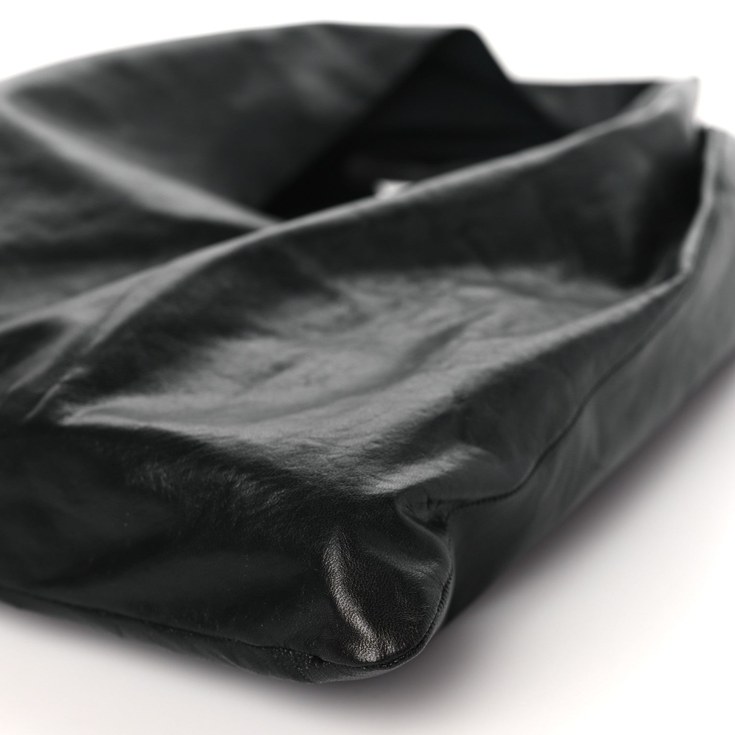 The Row Calfskin Small Bindle Bag Black 9 of 9