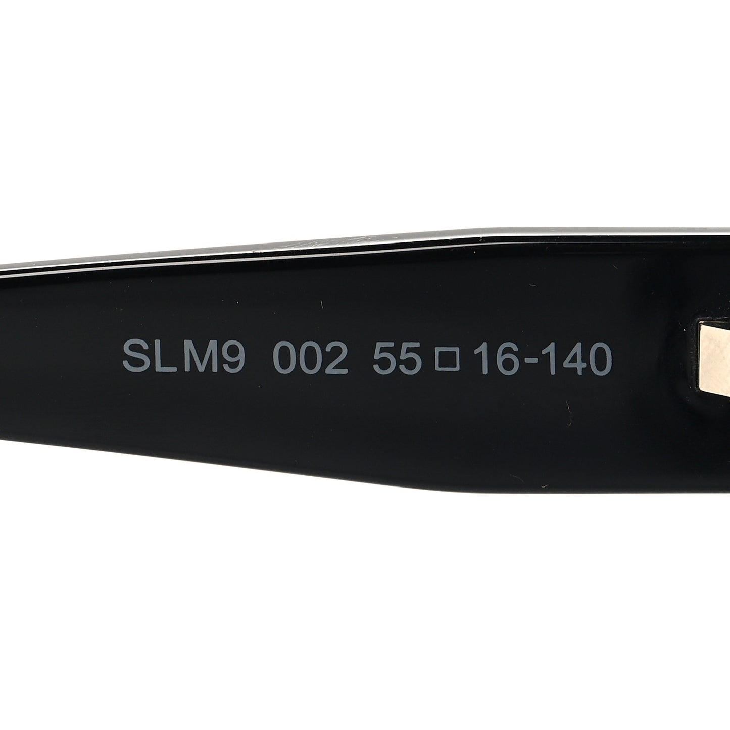 Acetate Square SLM9 002 Sunglasses Black