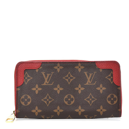 Louis Vuitton Monogram Retiro Zippy Wallet Cherry 1 of 6